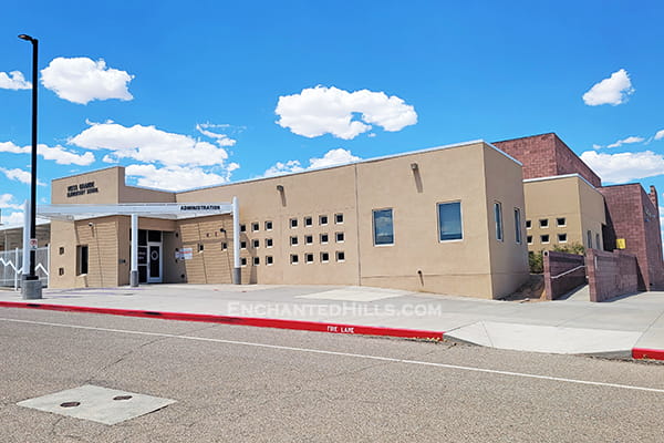 Front of Vista Grande Elementary School